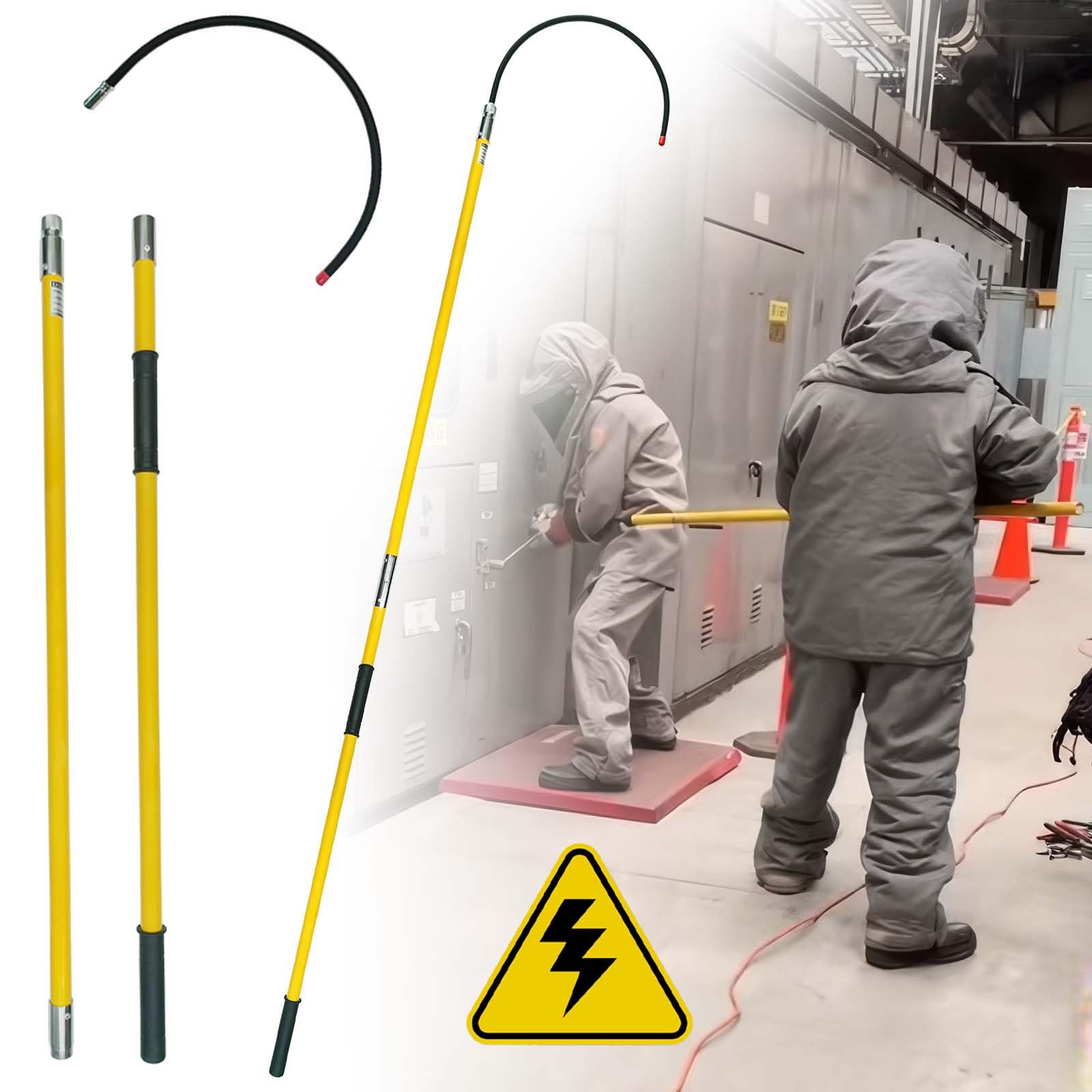 超美品　FACT64XULST High Voltage Insulated Rescue Hook Withstands 110KV,8 FT